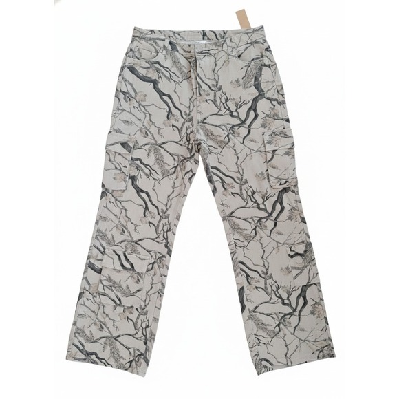 riley & james Other - RealTree Camo Relaxed Cargo Bleeched Beige Denim Jeans Men's Sz 34 Sz L Unique